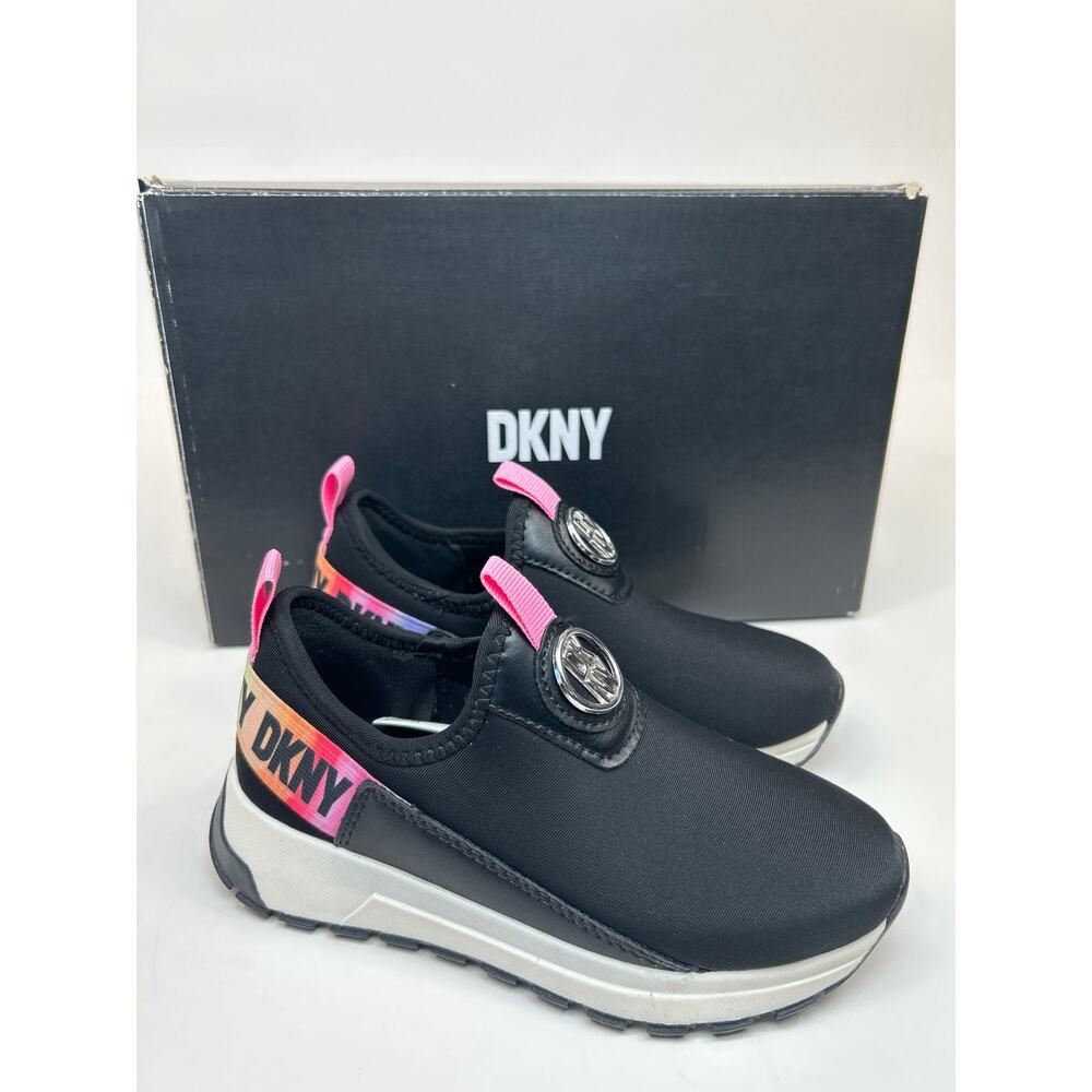 DKNY Danny Rainbow Black Shoes Size 12